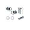 Iver Cambridge Door Knob On Round Rose Concealed Fix
