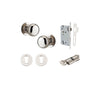 Iver Cambridge Door Knob On Round Rose Concealed Fix