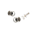 Iver Paddington Door Knob On Round Rose Concealed Fix