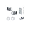 Iver Guildford Door Knob On Round Rose Concealed Fix - primehardware
