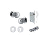 Iver Guildford Door Knob On Round Rose Concealed Fix - primehardware