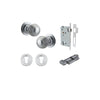 Iver Guildford Door Knob On Round Rose Concealed Fix