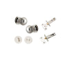Iver Guildford Door Knob On Round Rose Concealed Fix - primehardware