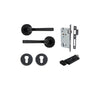 Iver Annecy Door Lever Handle On Round Rose Pair - primehardware