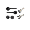 Iver Annecy Door Lever Handle On Round Rose Pair - primehardware