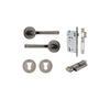 Iver Annecy Door Lever Handle On Round Rose Pair - primehardware