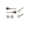 Iver Annecy Door Lever Handle On Round Rose Pair