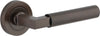 Iver Berlin Door Lever Handle On Round Rose Passage - primehardware