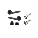 Iver Berlin Door Lever Handle On Round Rose Passage