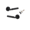 Iver Brunswick Door Lever Handle On Round Rose - primehardware