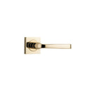 Iver Annecy Door Lever Handle On Square Rose Pair - primehardware