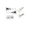 Iver Annecy Door Lever Handle On Square Rose Pair - primehardware
