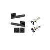 Iver Bronte Door Lever Handle On Square Rose - primehardware