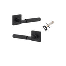 Iver Brunswick Door Lever Handle On Square Rose - primehardware