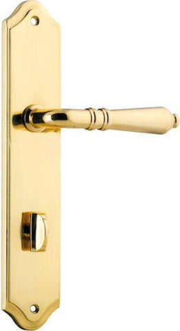 Iver Sarlat Lever Door Handle On Shouldered Backplate - primehardware