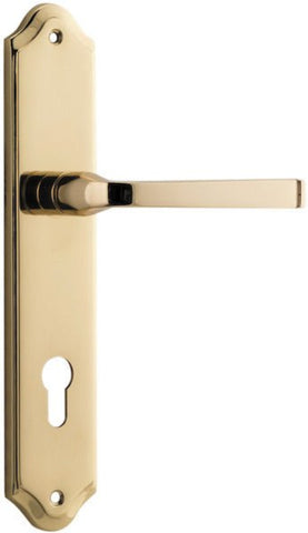 Iver Annecy Door Lever Handle On Shouldered Backplate