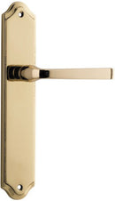 Iver Annecy Door Lever Handle On Shouldered Backplate - primehardware
