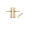 Iver Verona Door Lever Handle On Stepped Backplate - primehardware