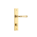 Iver Verona Door Lever Handle On Chamfered Backplate - primehardware