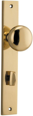 Iver Cambridge Door Knob On Rectangular Backplate