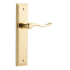 Iver Stirling Door Lever Handle On Stepped Backplate - primehardware