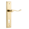 Iver Stirling Door Lever Handle On Stepped Backplate - primehardware