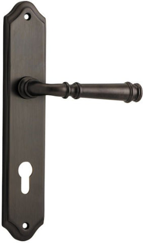 Iver Verona Door Lever Handle On Shouldered Backplate - primehardware