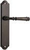 Iver Verona Door Lever Handle On Shouldered Backplate - primehardware