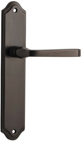 Iver Annecy Door Lever Handle On Shouldered Backplate - primehardware