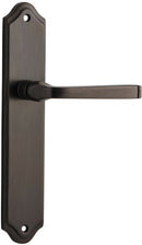 Iver Annecy Door Lever Handle On Shouldered Backplate - primehardware