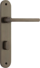 Iver Baltimore Door Lever Handle On Oval Backplate - primehardware