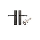 Iver Verona Door Lever Handle On Stepped Backplate - primehardware