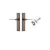 Iver Como Door Lever Handle On Chamfered Backplate - primehardware