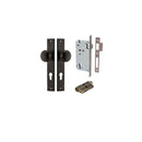 Iver Cambridge Door Knob On Rectangular Backplate - primehardware