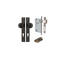 Iver Guildford Door Knob On Rectangular Backplate - primehardware