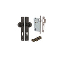 Iver Guildford Door Knob On Rectangular Backplate - primehardware