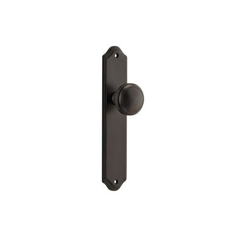 Iver Paddington Door Knob On Shouldered Backplate - primehardware
