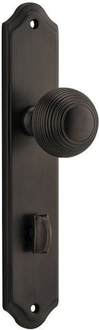 Iver Guildford Door Knob On Shouldered Backplate - primehardware