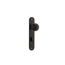 Iver Guildford Door Knob On Oval Backplate - primehardware