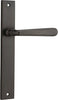 Iver Copenhagen Door Lever Handle On Rectangular Backplate - primehardware