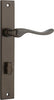 Iver Stirling Door Lever Handle On Rectangular Backplate - primehardware