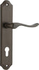 Iver Stirling Door Lever Handle On Shouldered Backplate - primehardware