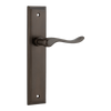 Iver Stirling Door Lever Handle On Stepped Backplate - primehardware