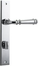 Iver Verona Door Lever Handle On Rectangular Backplate - primehardware