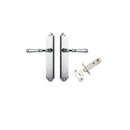Iver Verona Door Lever Handle On Shouldered Backplate - primehardware