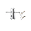 Iver Verona Door Lever Handle On Shouldered Backplate - primehardware