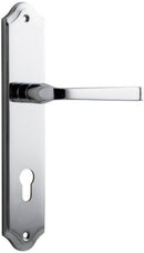 Iver Annecy Door Lever Handle On Shouldered Backplate - primehardware