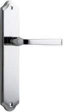 Iver Annecy Door Lever Handle On Shouldered Backplate - primehardware