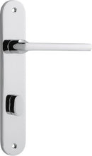 Iver Baltimore Door Lever Handle On Oval Backplate - primehardware