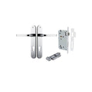 Iver Annecy Door Lever Handle On Oval Backplate - primehardware